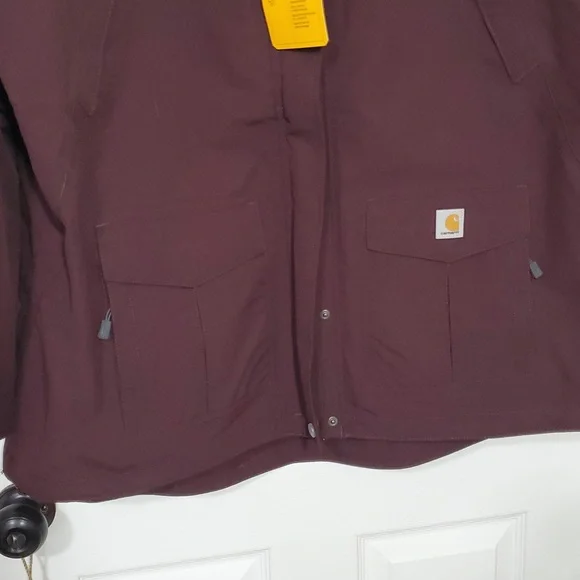 Carhartt Women's Maroon Jacket - Picture 2 of 13
